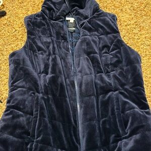 Chico Velvet Blue Vest